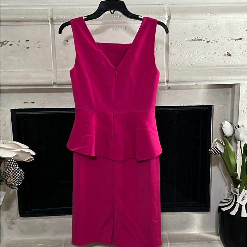 Anne Klein fuchsia sleeveless dress - Picture 2 of 5